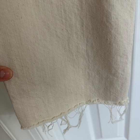 Banana Republic High Rise Straight Ankle Raw Hem Premium Denim Jeans 31 - Picture 6 of 9